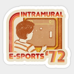 Intramural E-Sports 1972 Sticker